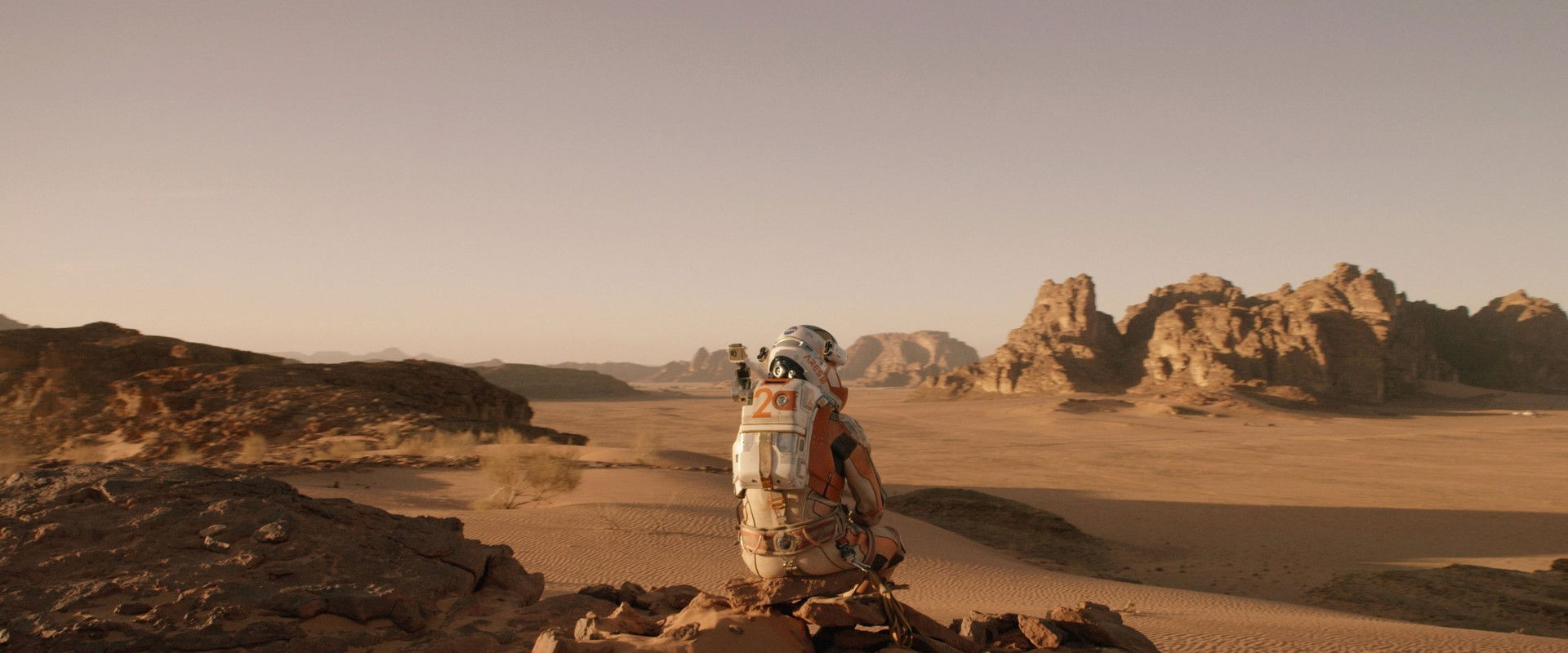 The Martian backdrop