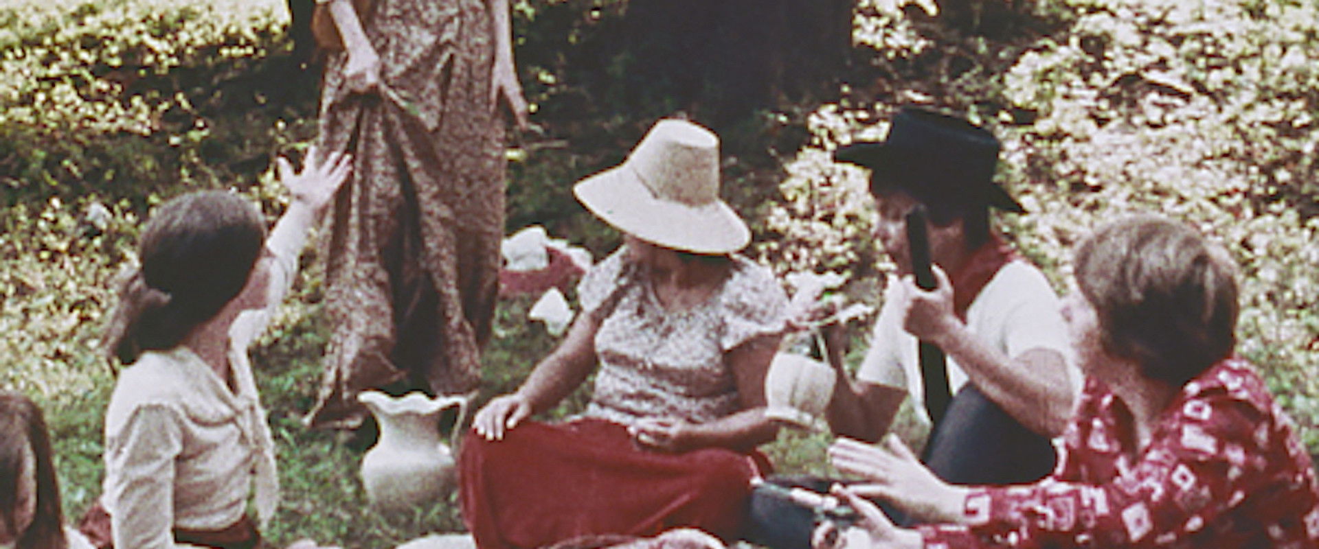 The Women's Happy Time Commune backdrop