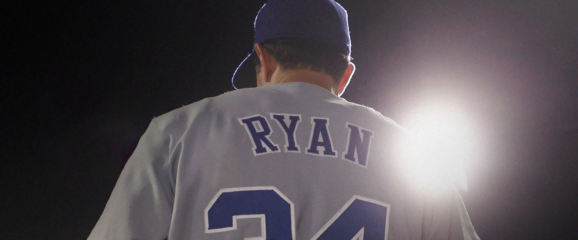 Facing Nolan backdrop