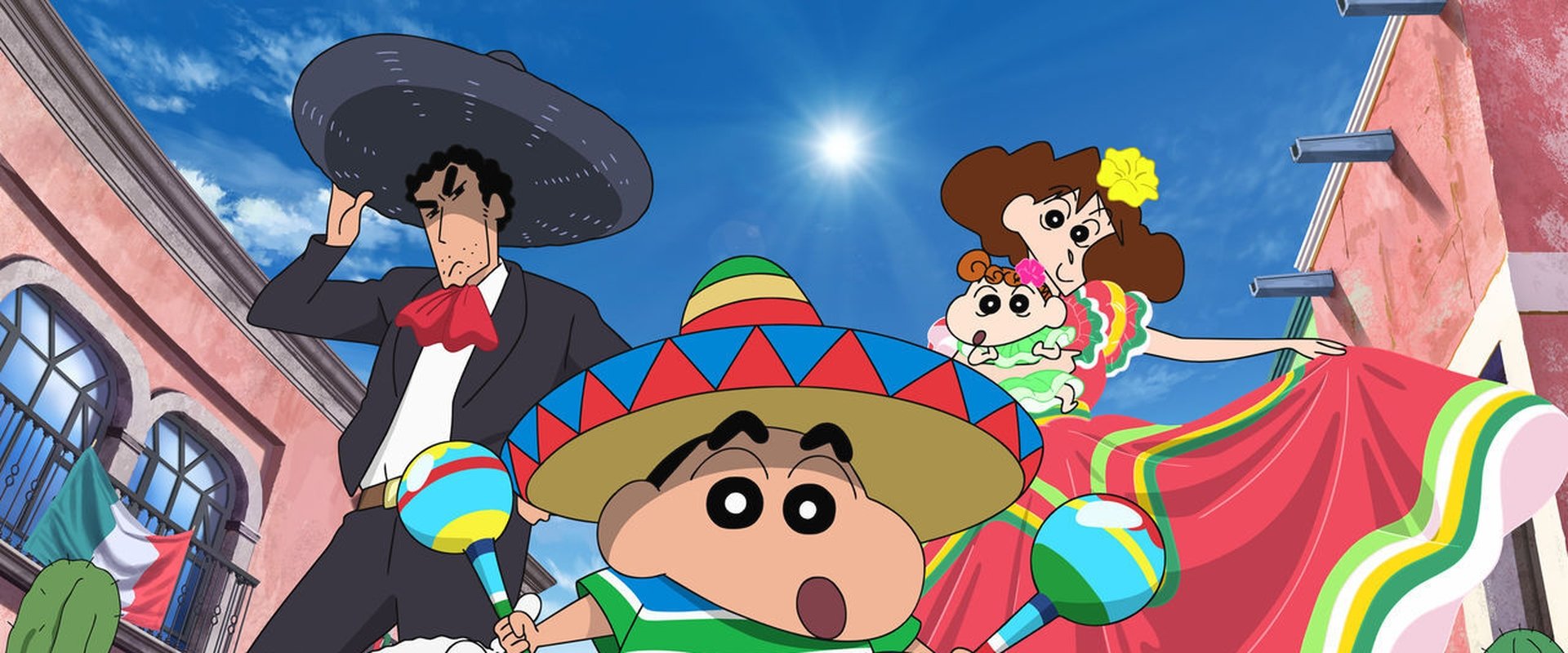 Crayon Shin-chan: My Moving Story! Cactus Large Attack! backdrop