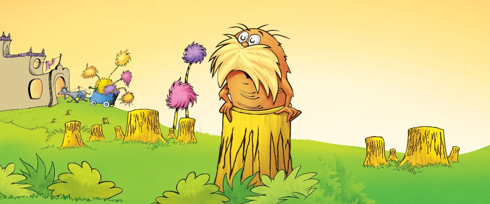 The Lorax backdrop