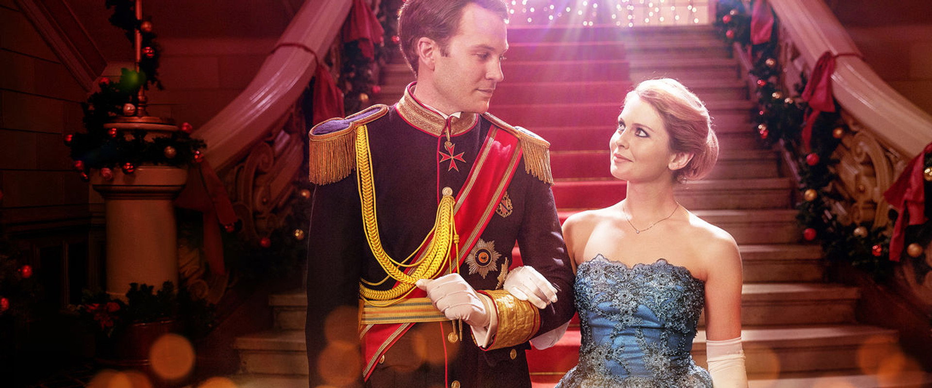 A Christmas Prince backdrop