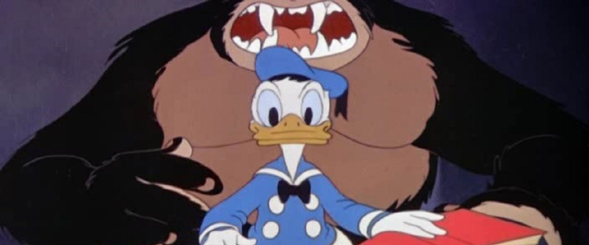 Donald Duck and the Gorilla backdrop