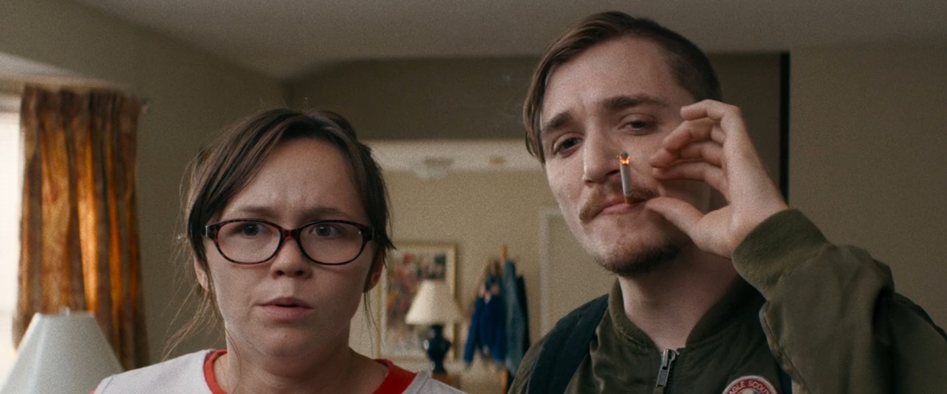 Dinner in America backdrop