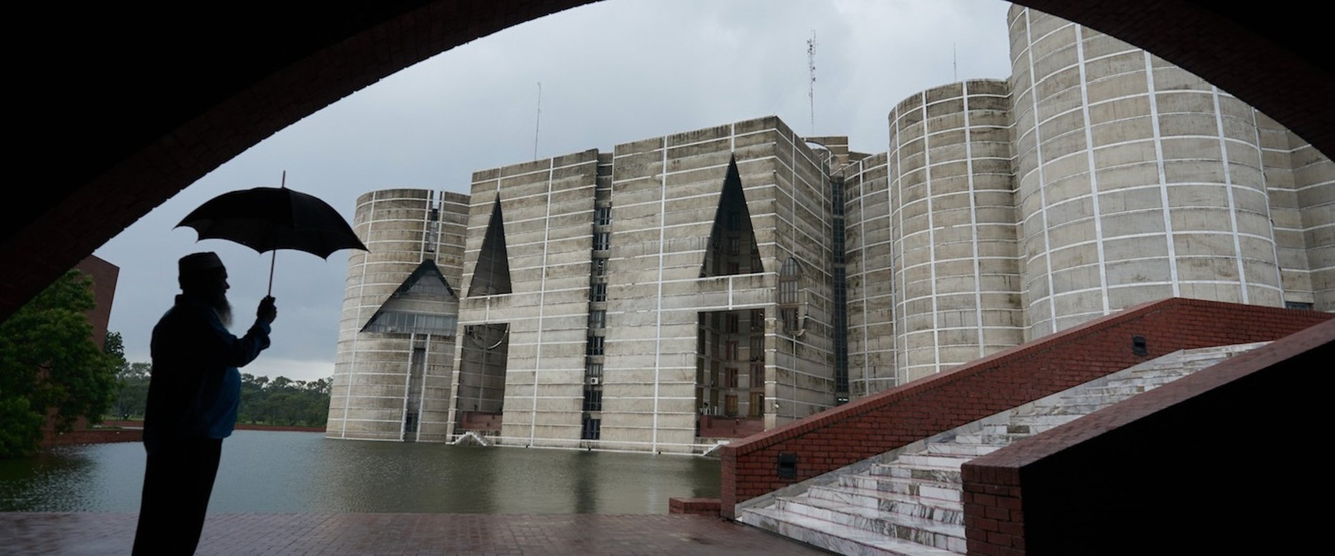 Louis Kahn's Tiger City backdrop