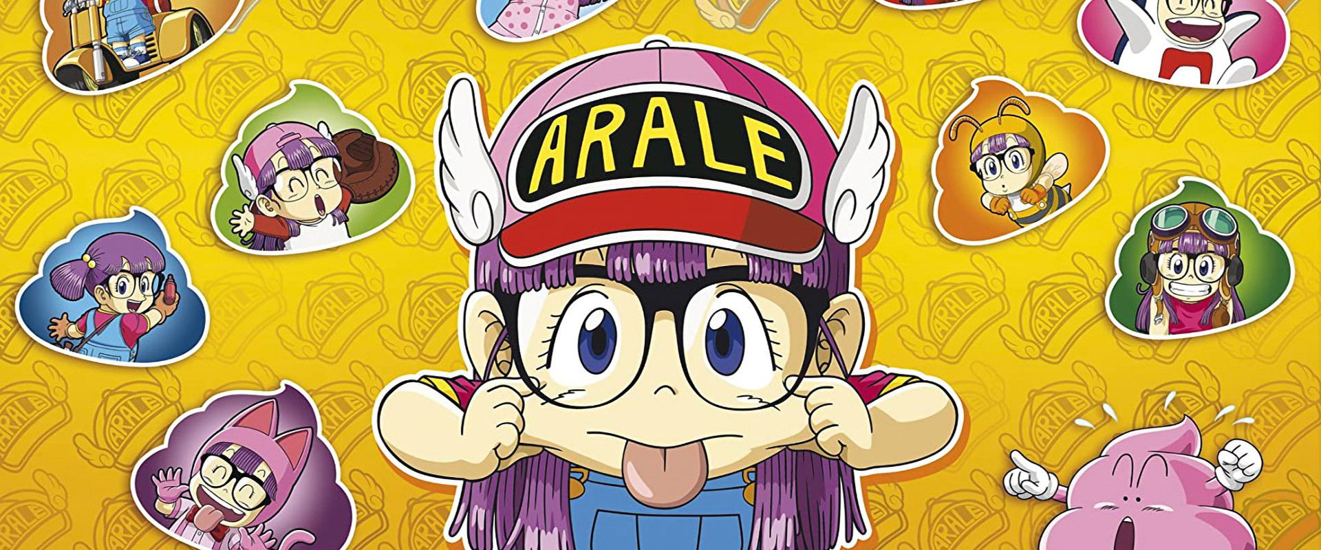 Dr. Slump and Arale-chan: N-cha! Clear Skies Over Penguin Village backdrop