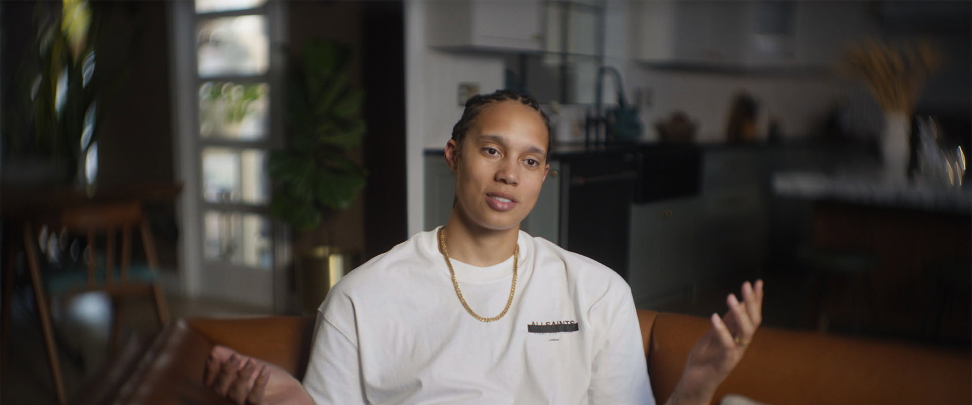 The Brittney Griner Story backdrop