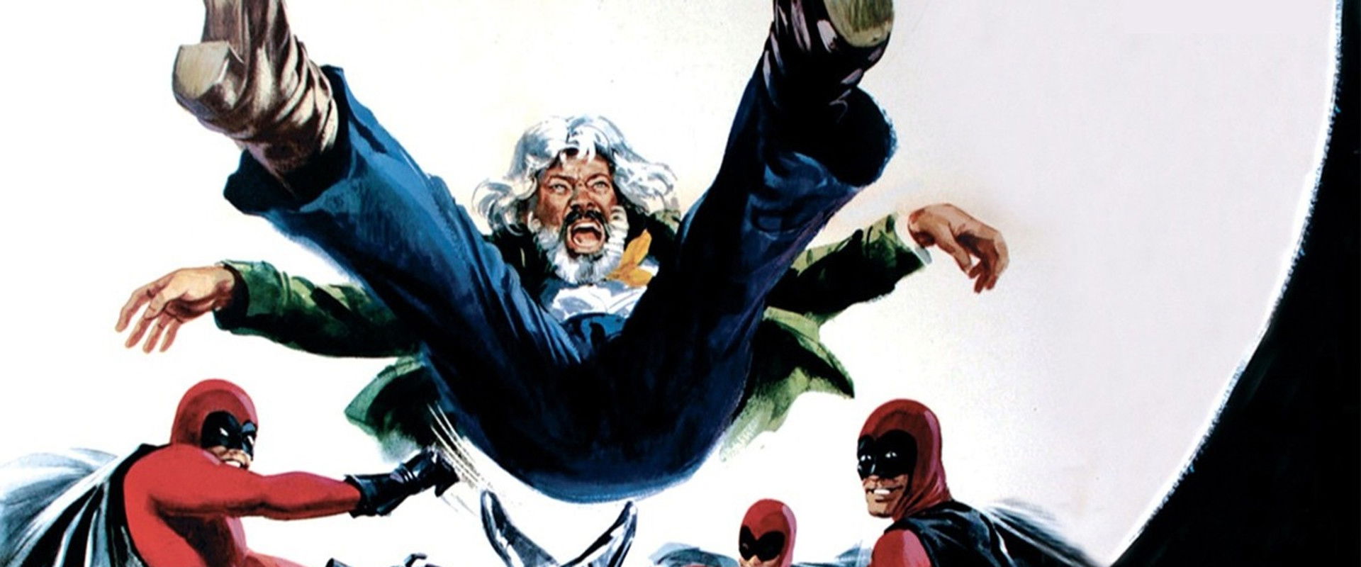 Three Supermen of the West backdrop