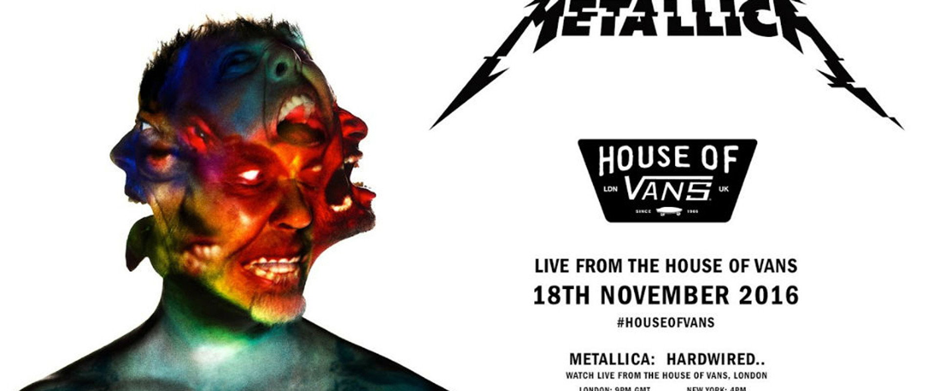 Metallica: Live from The House of Vans backdrop