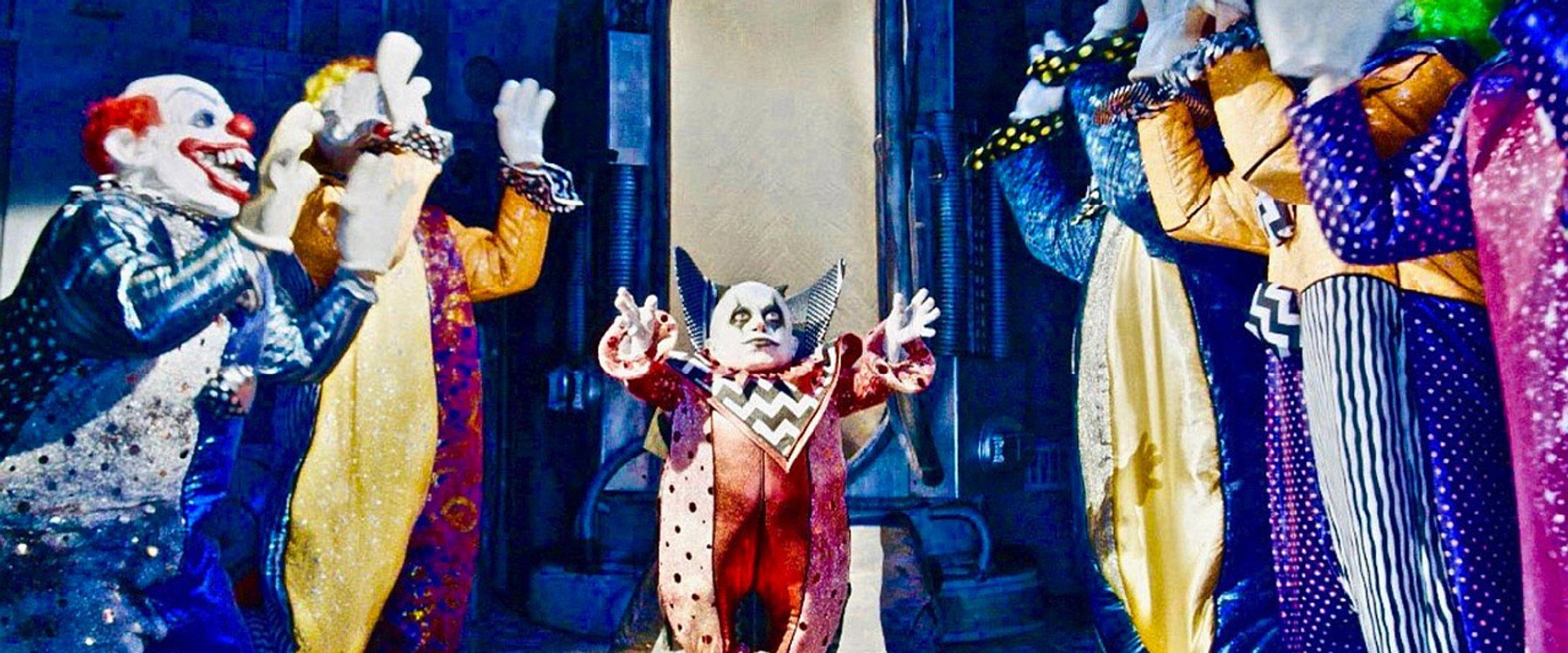 Aliens, Clowns & Geeks backdrop