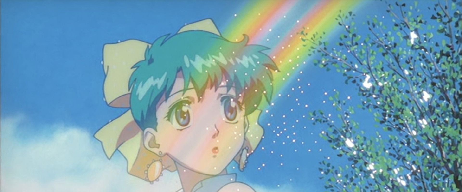 Star Magician Magical Emi: Beautiful Clouds backdrop