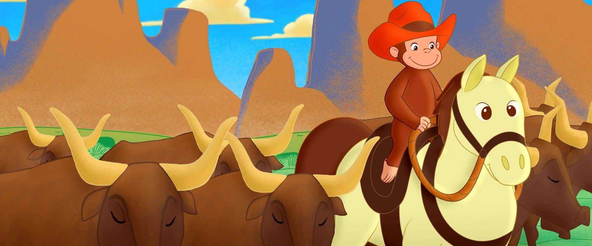 Curious George: Go West, Go Wild backdrop