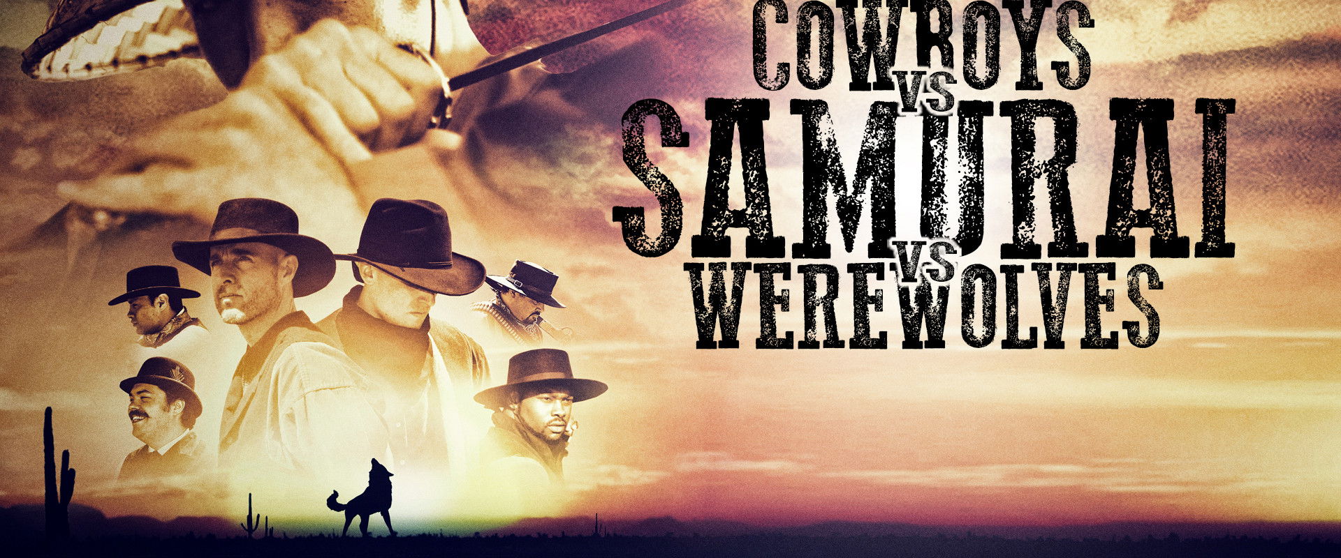 Cowboys vs Samurai vs Werewolves backdrop