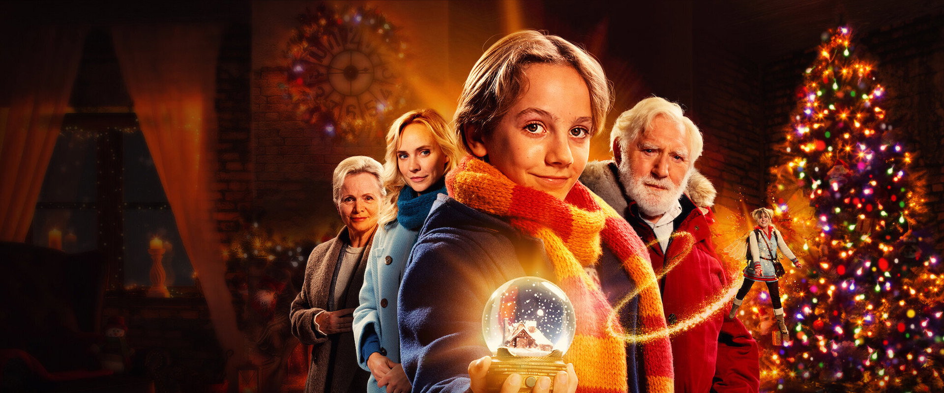 The Claus Family backdrop