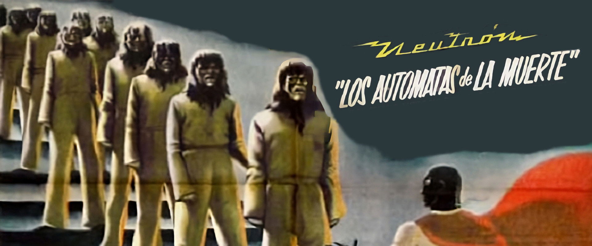 Neutron the Atomic Superman vs. the Death Robots backdrop