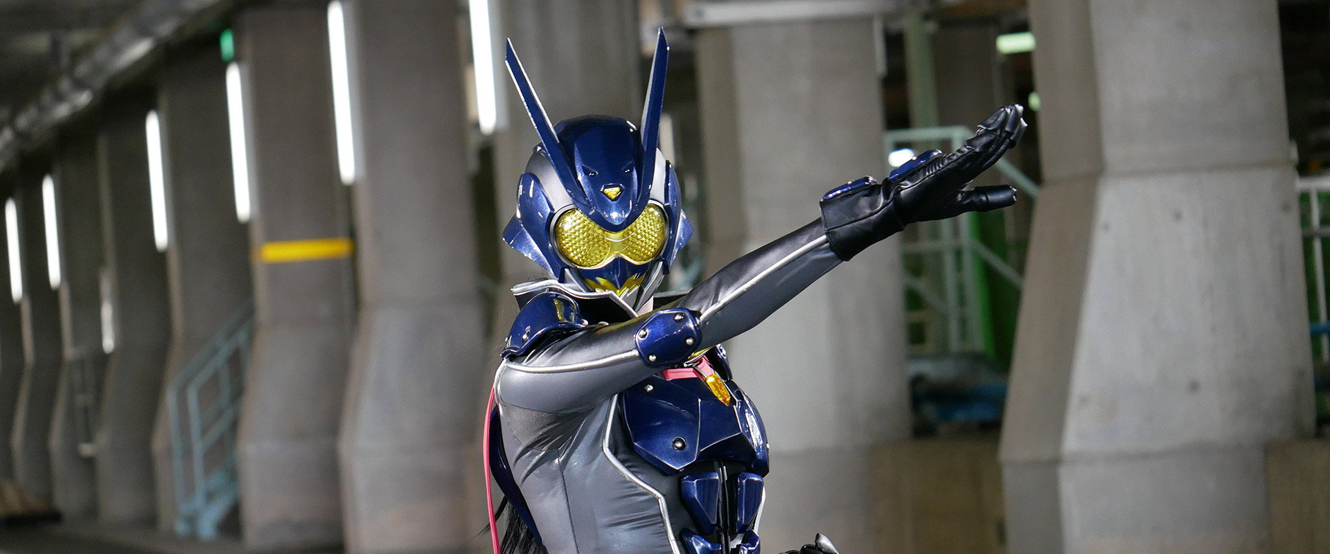 Kamen Rider Eins with Girls Remix backdrop