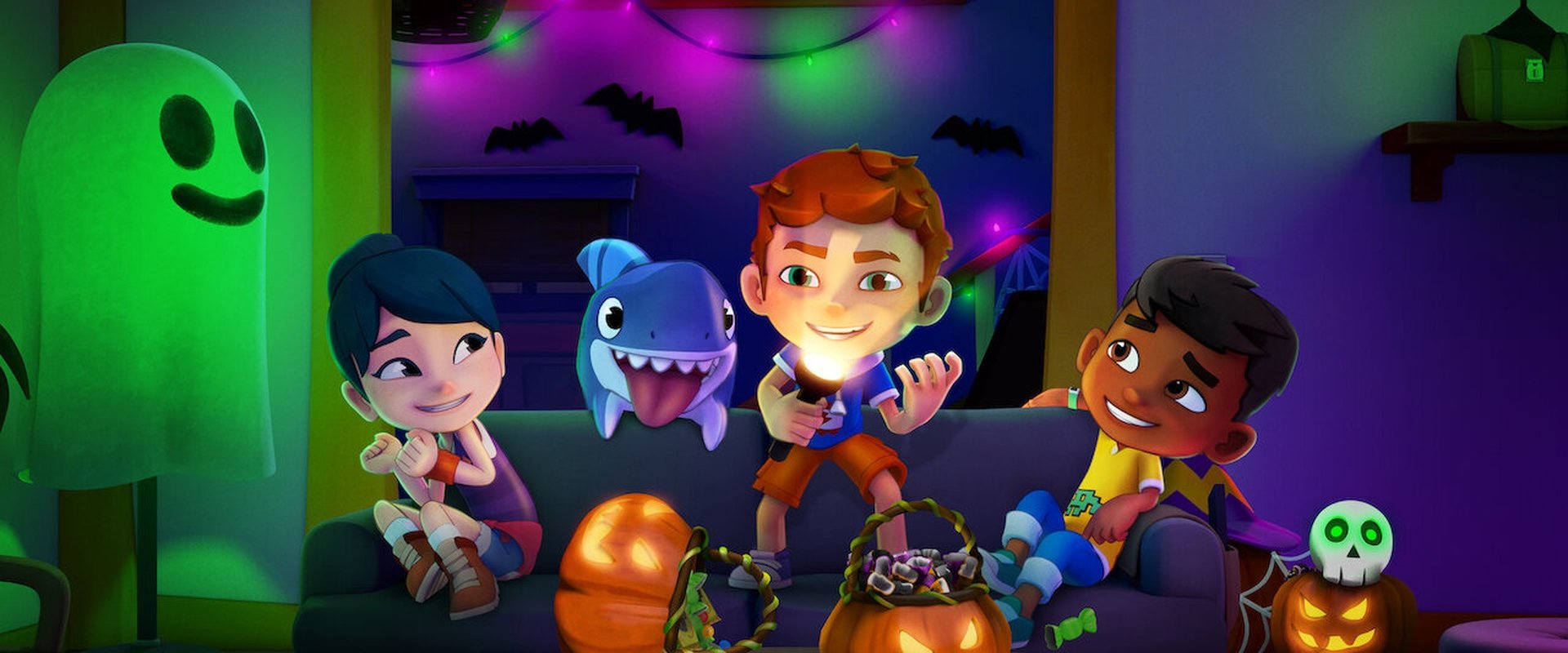 Sharkdog’s Fintastic Halloween backdrop