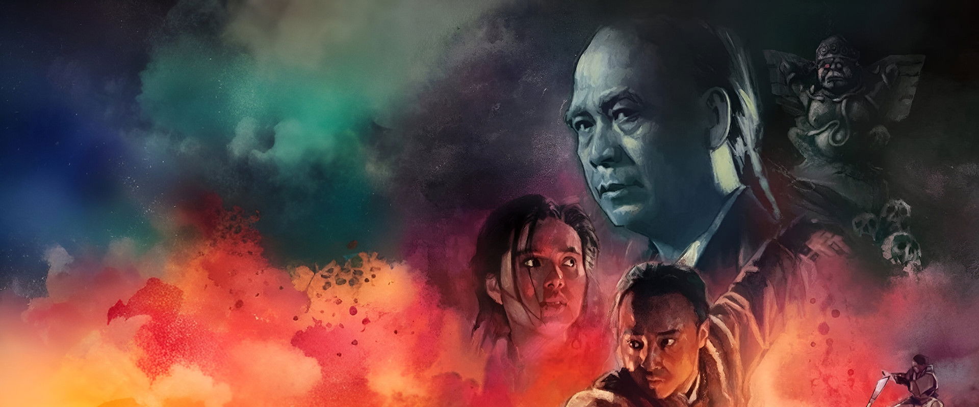 Burning Paradise backdrop