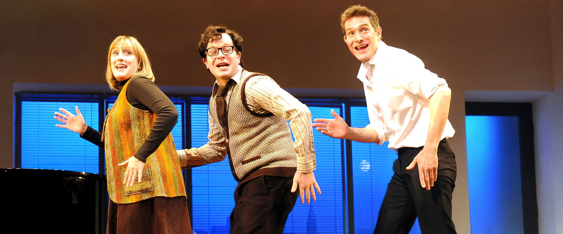 Merrily We Roll Along backdrop