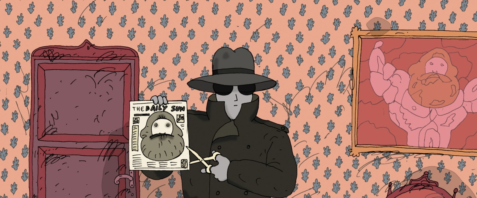 Karl and Marilyn backdrop