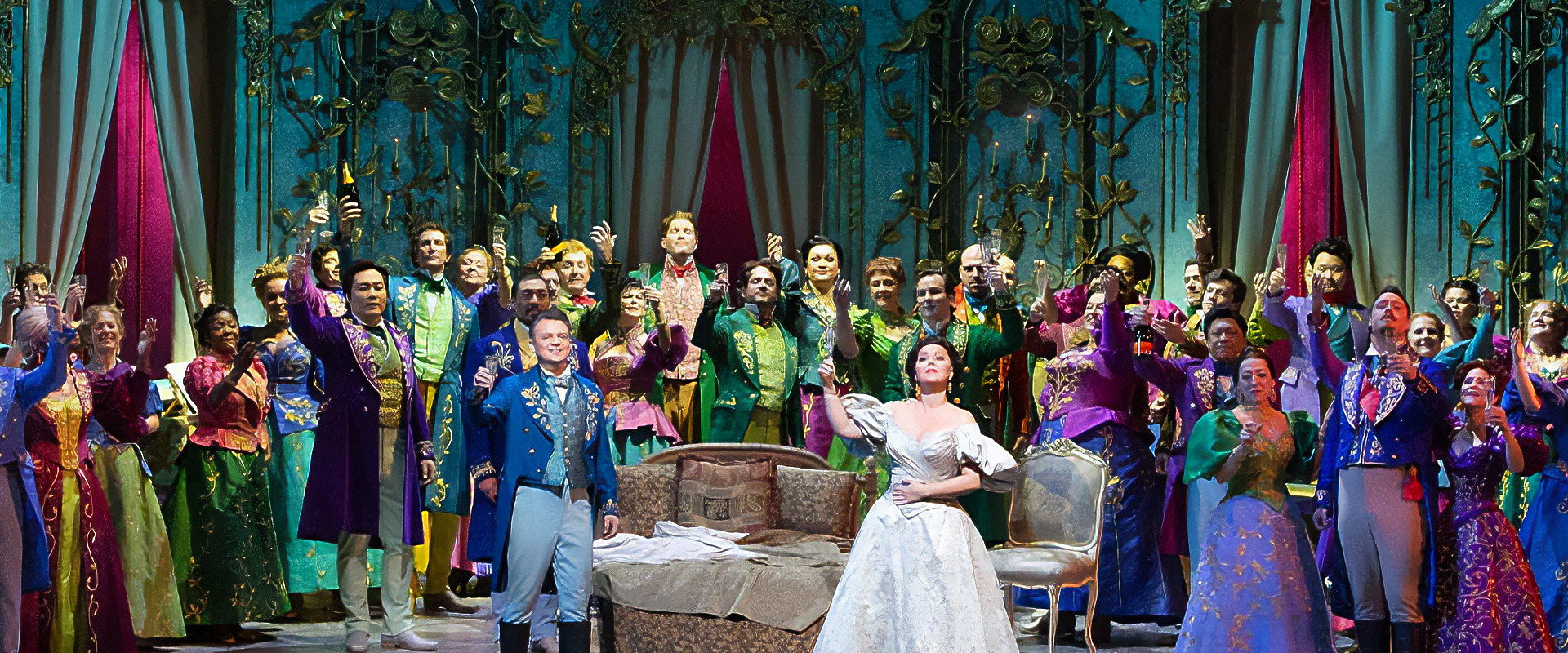 The Metropolitan Opera: La Traviata backdrop