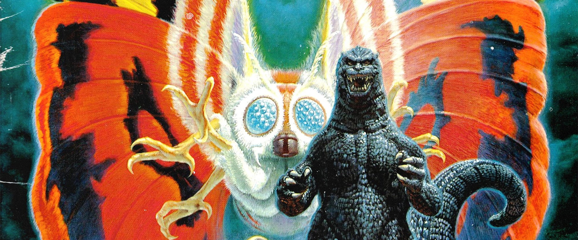Godzilla vs. Mothra backdrop