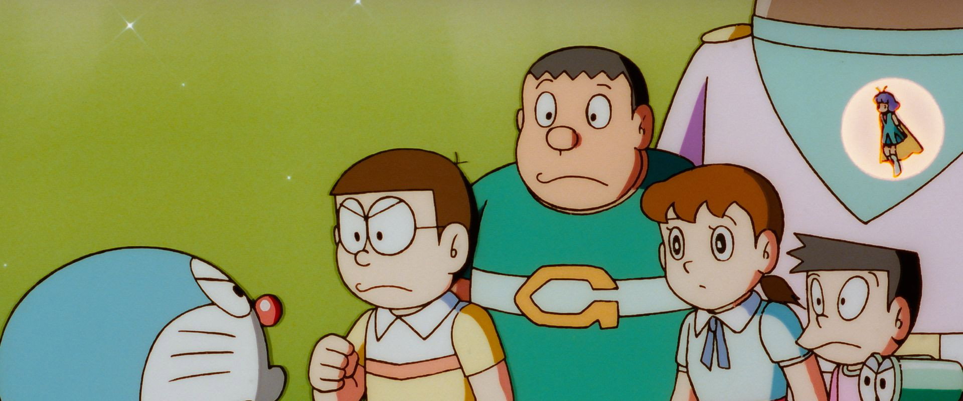 Doraemon: Nobita Drifts in the Universe backdrop