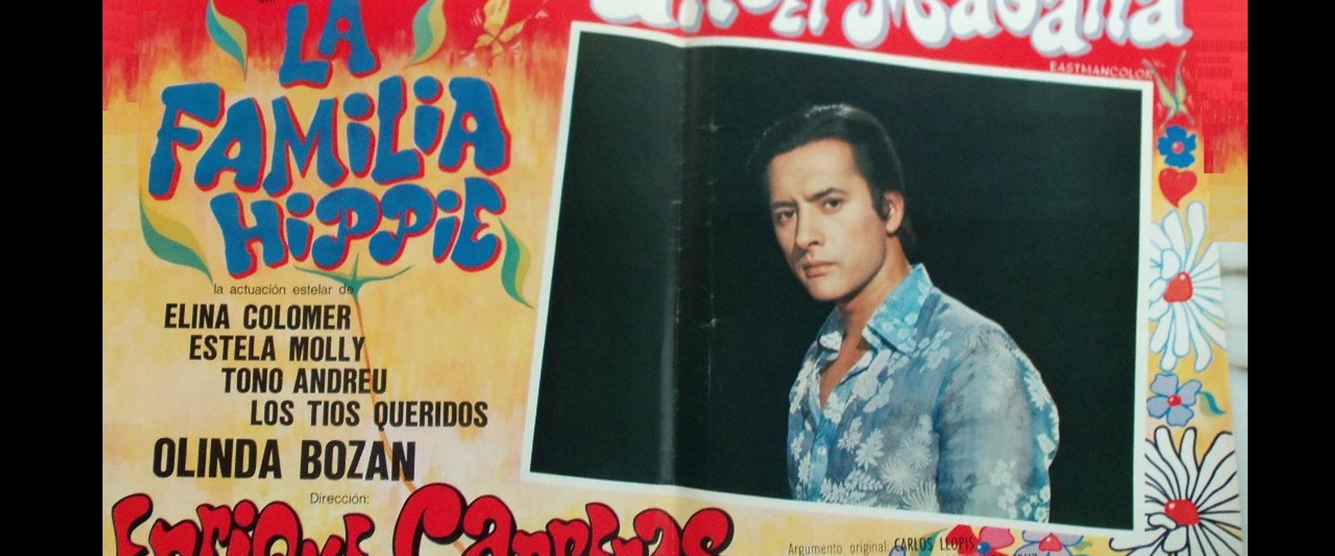 La familia hippie backdrop