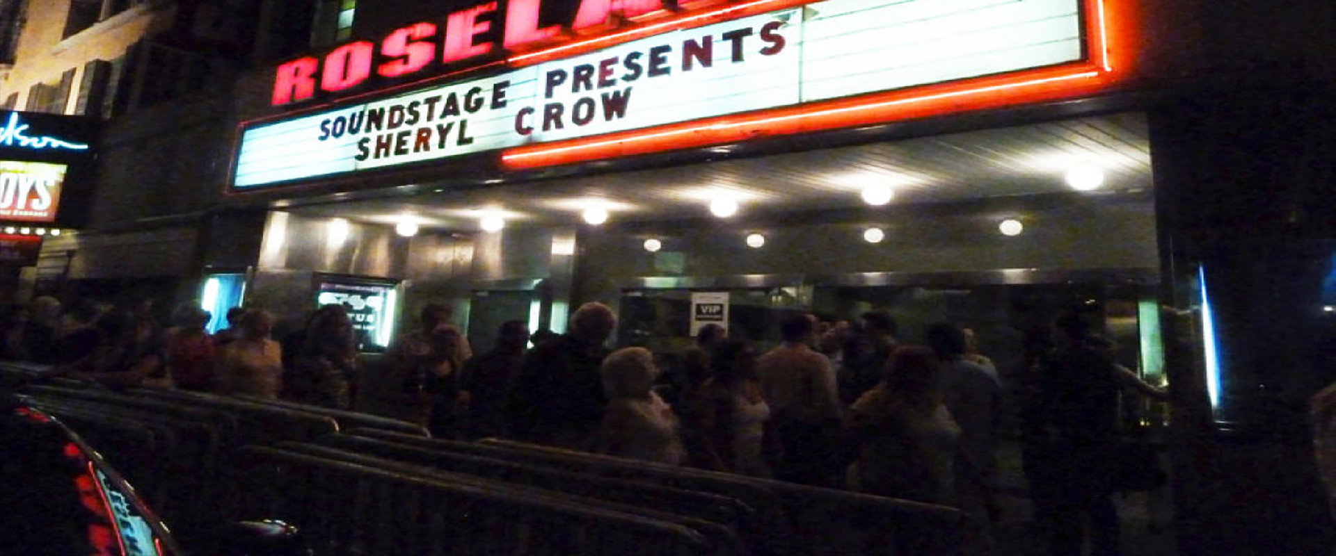 Sheryl Crow Live Soundstage backdrop