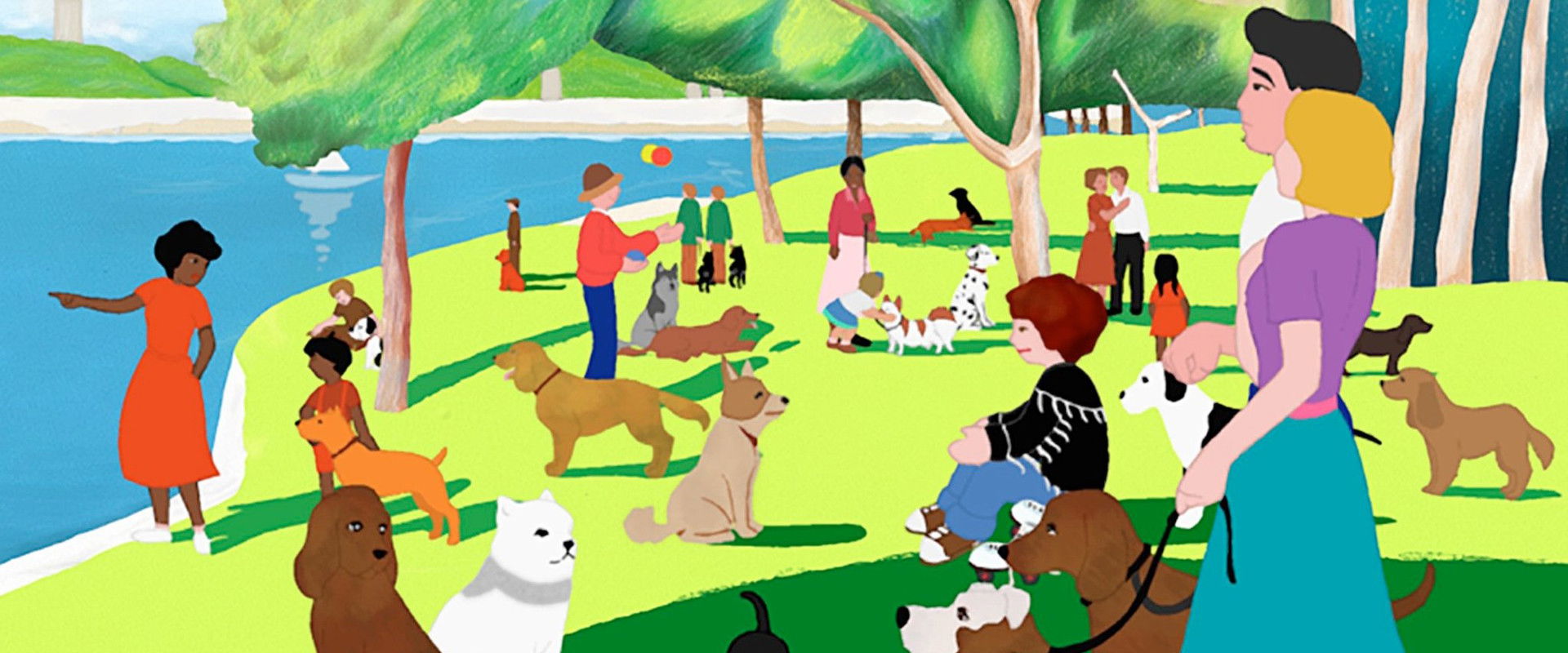 I Want a Dog backdrop