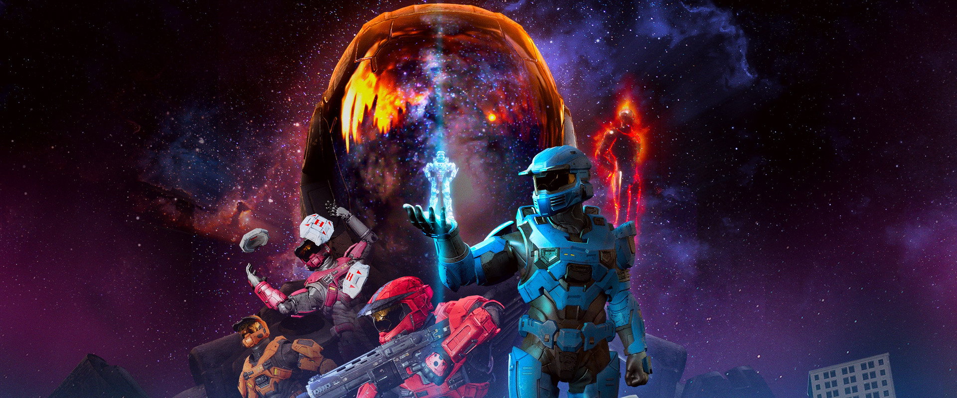 Red vs. Blue: Restoration backdrop