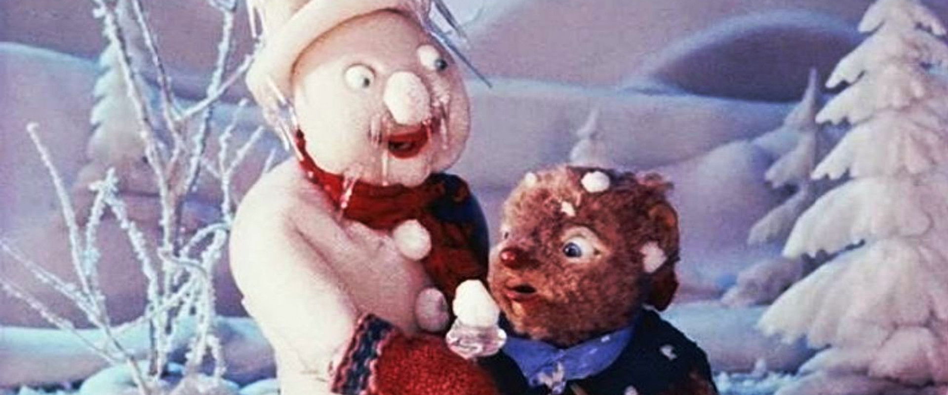 Winter Carousel backdrop