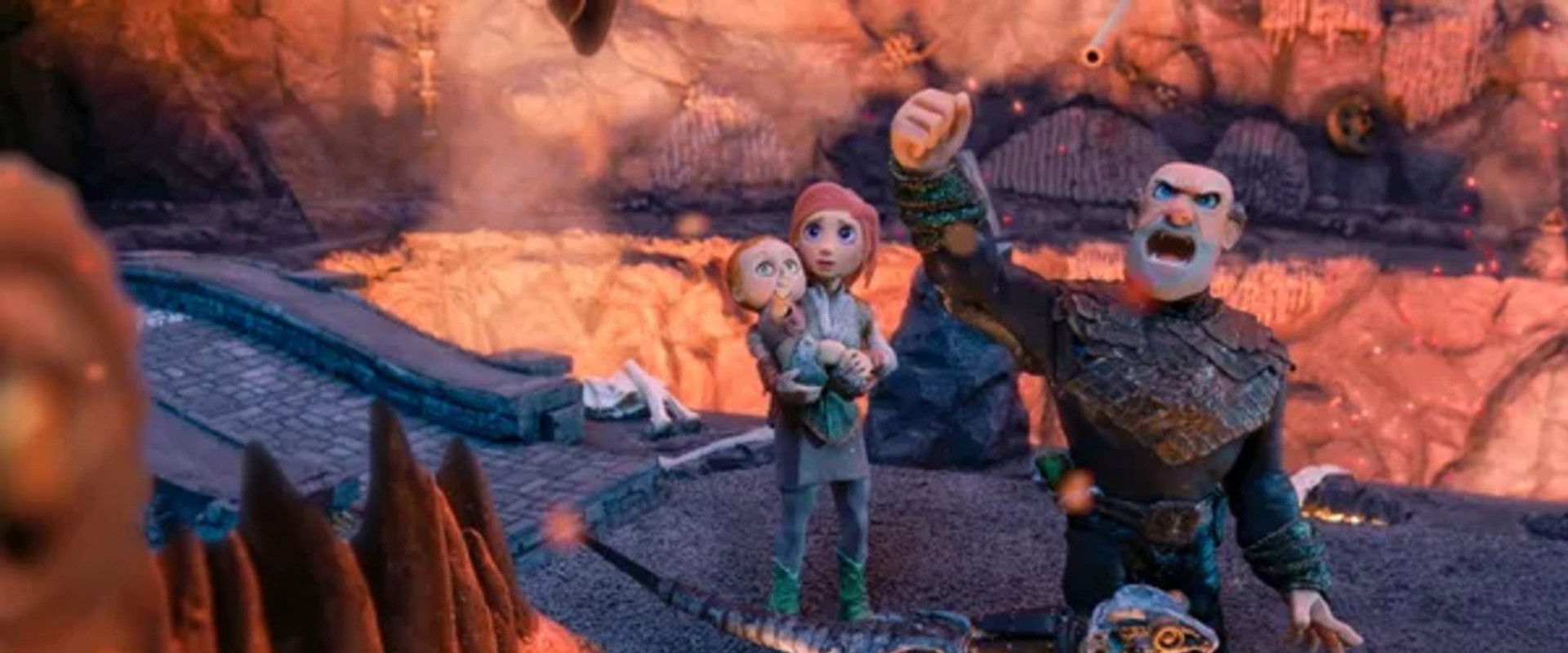 Saurus City backdrop