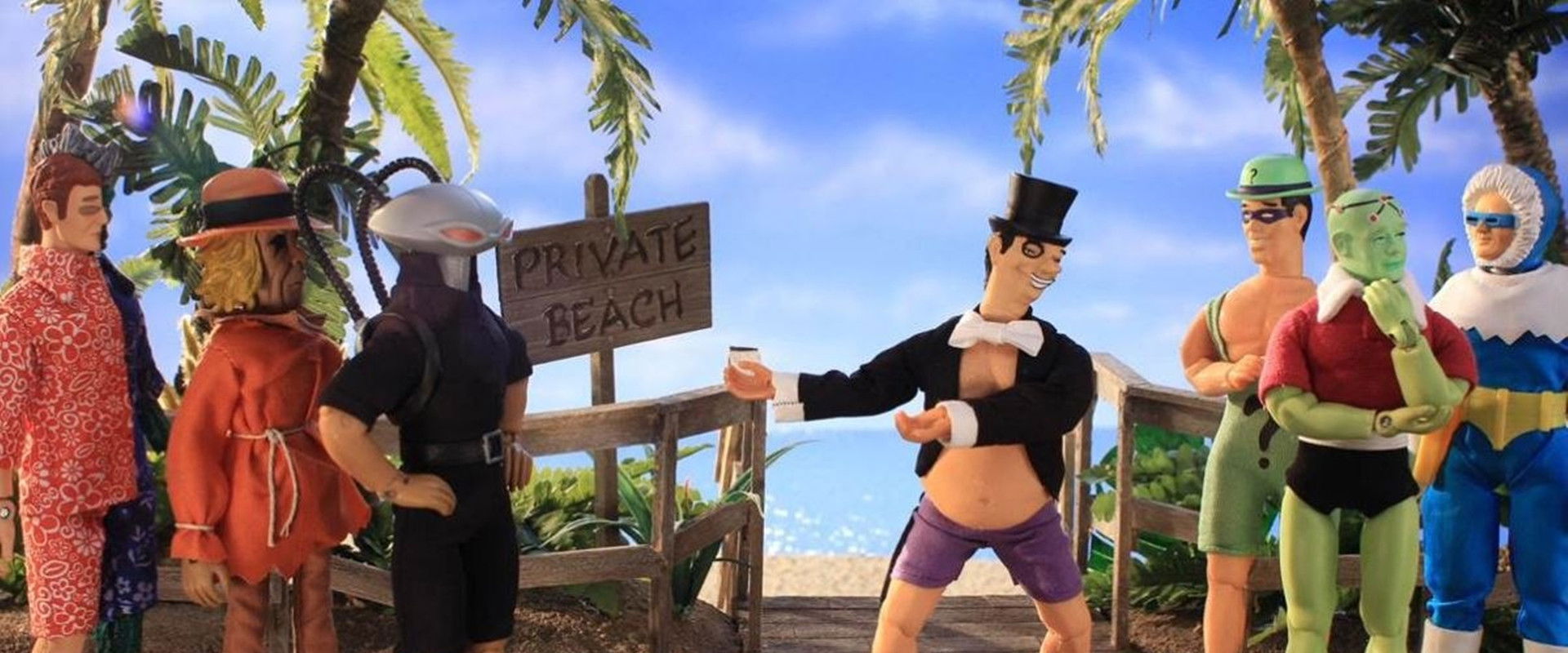 Robot Chicken DC Comics Special II: Villains in Paradise backdrop