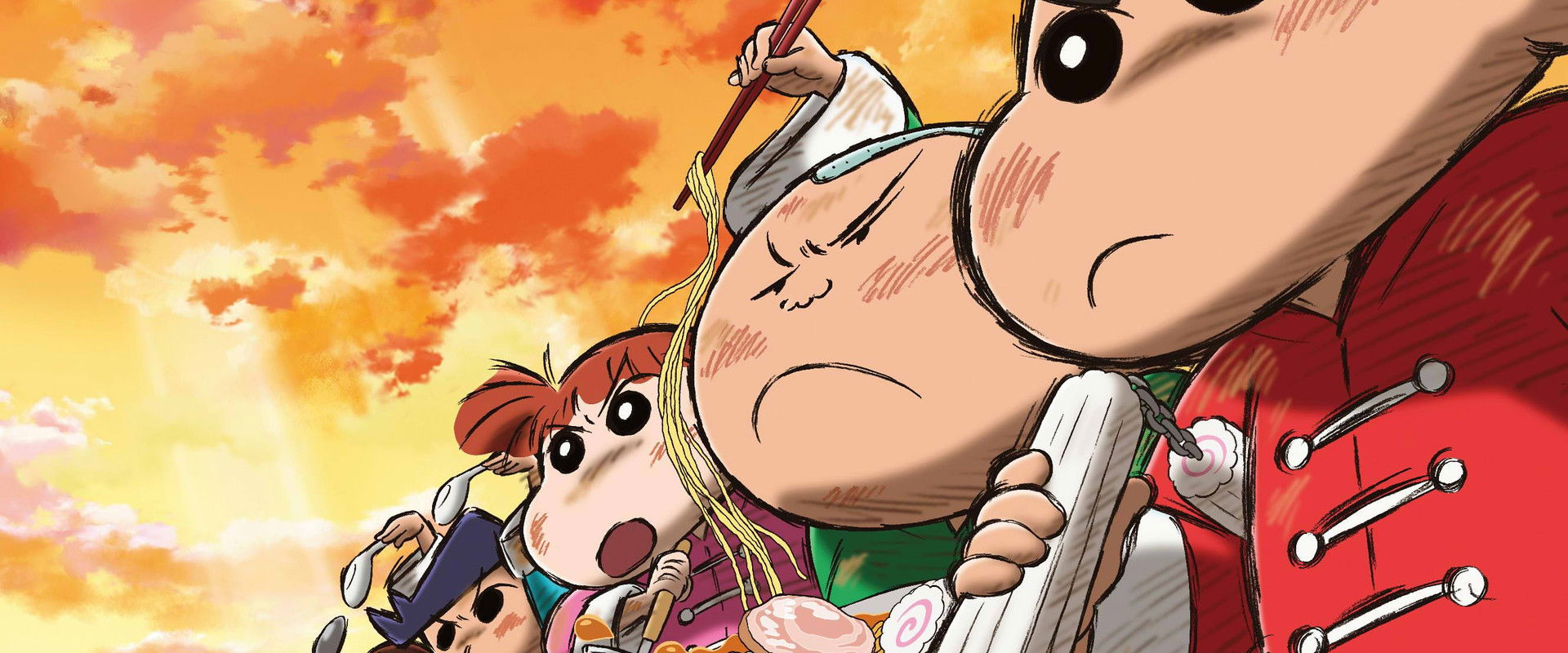 Crayon Shin-chan: Burst Serving! Kung Fu Boys ~Ramen Rebellion~ backdrop