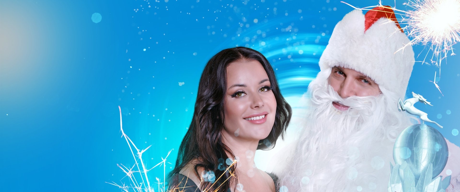 Real Santa Claus backdrop