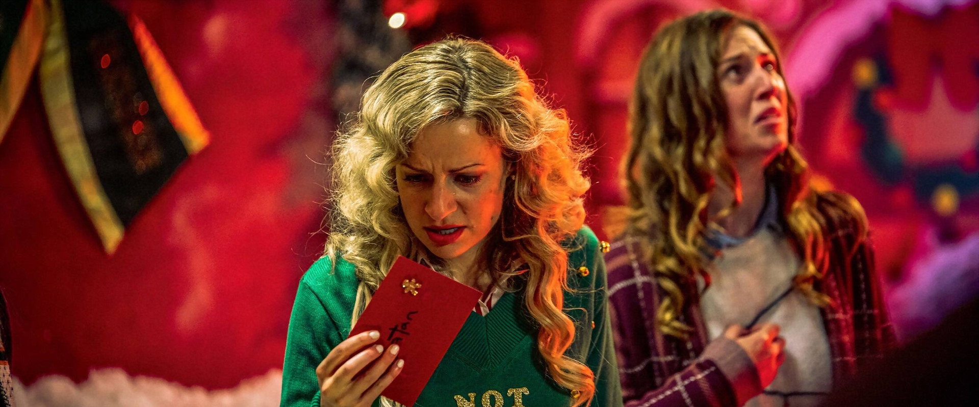 Letters to Satan Claus backdrop