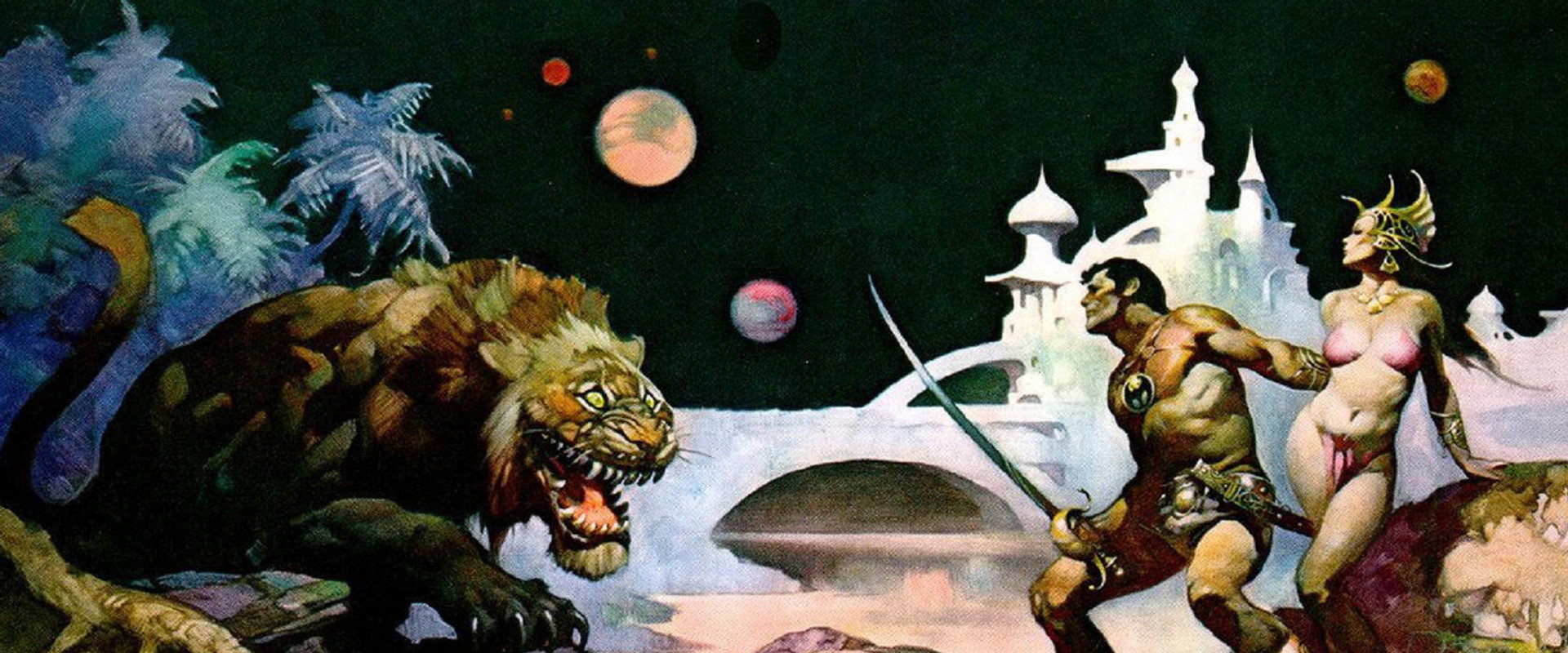 Frazetta: Painting with Fire backdrop