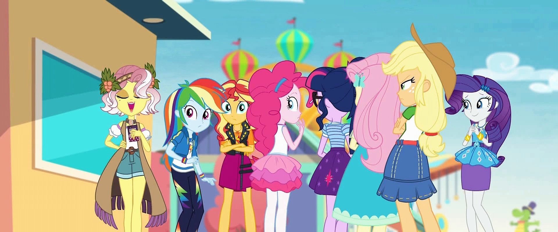 My Little Pony: Equestria Girls - Rollercoaster of Friendship backdrop