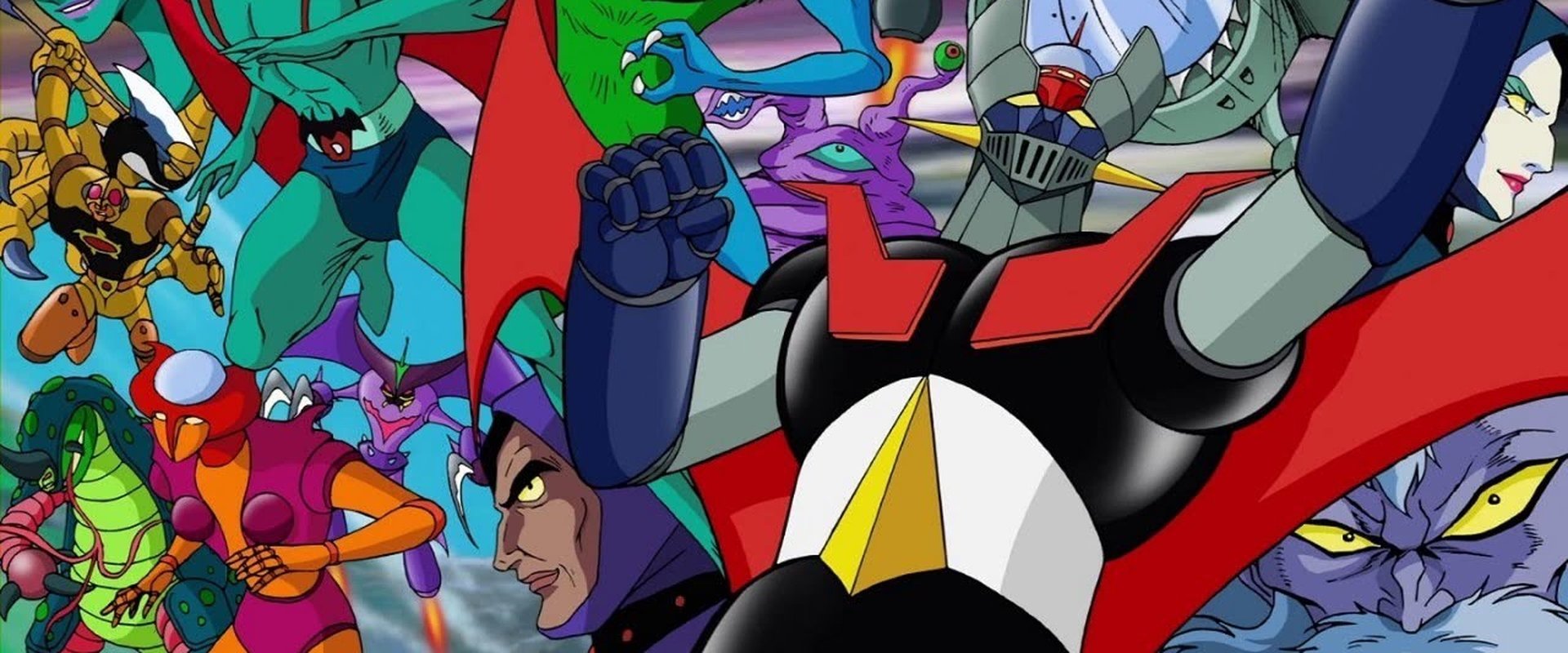 Mazinger Z vs. Devilman backdrop