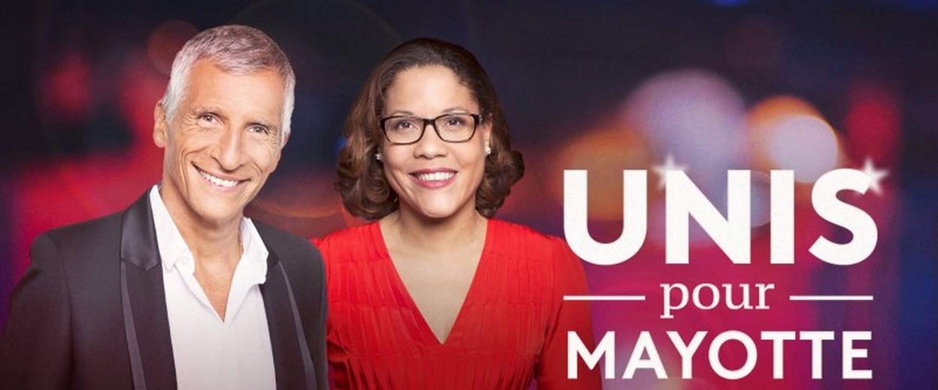 Unis pour Mayotte backdrop
