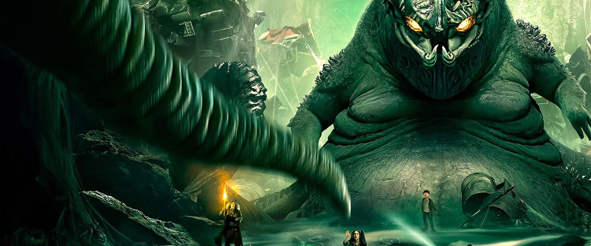 Underground Monster backdrop