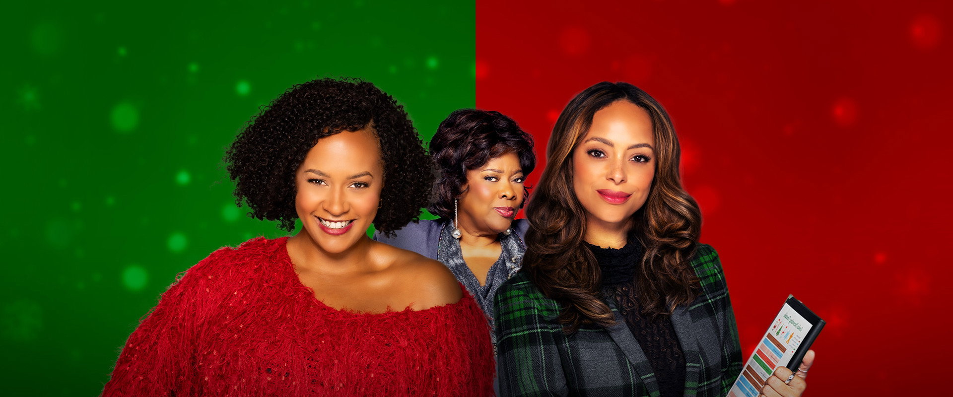 The Christmas Showdown backdrop