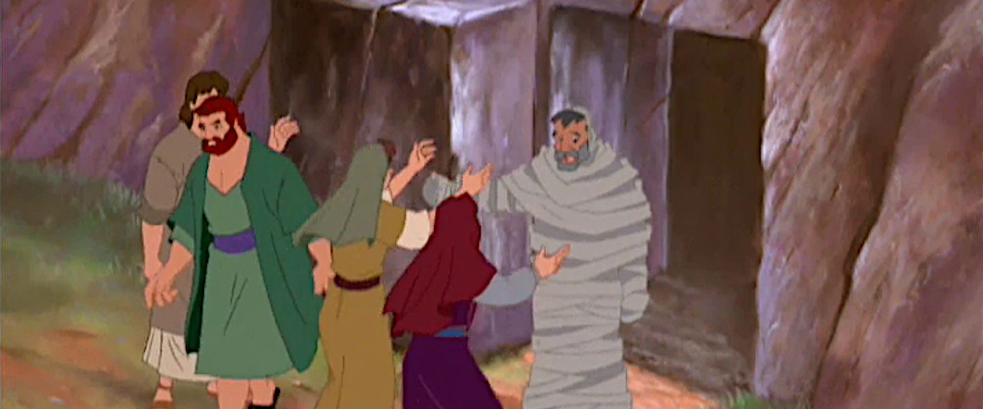 Lazarus Lives backdrop