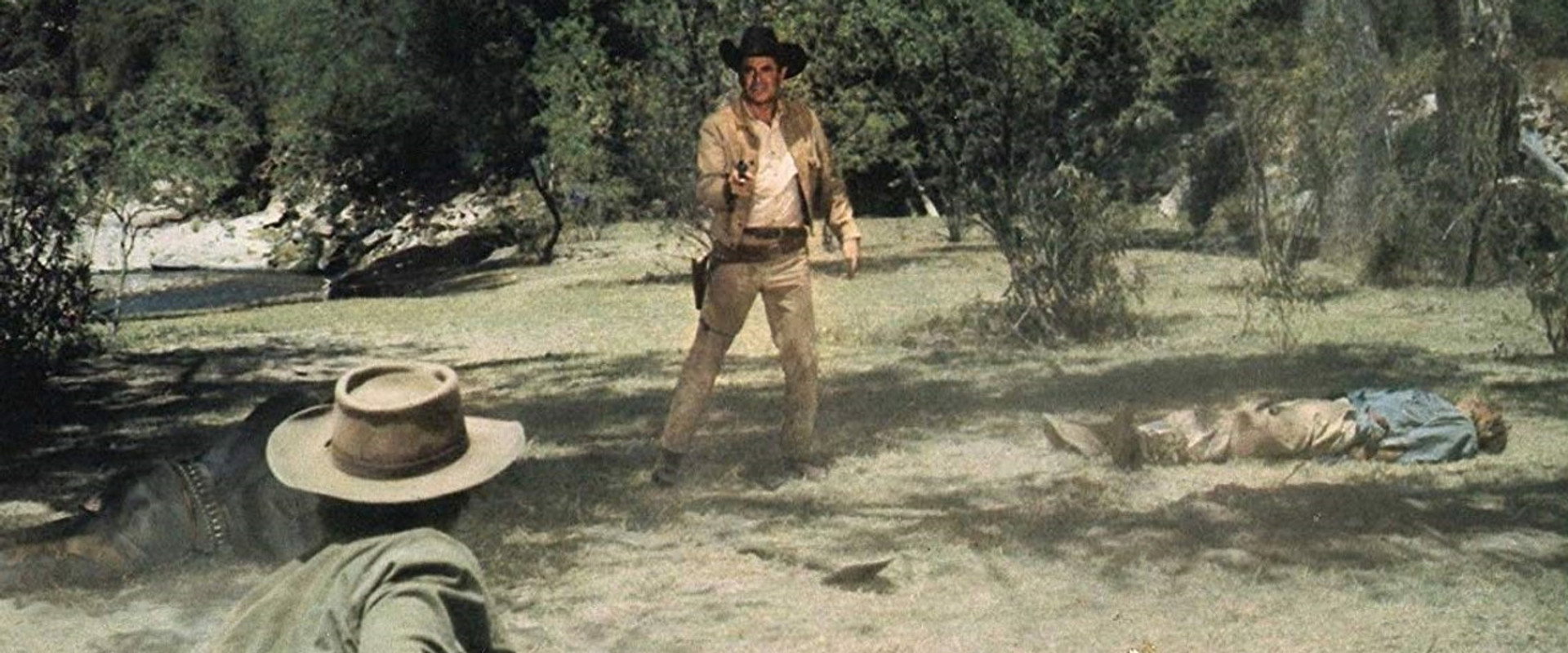 Heaven with a Gun backdrop