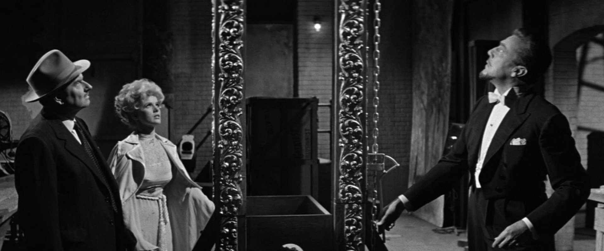Two on a Guillotine backdrop