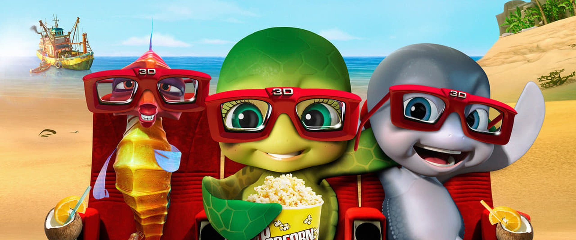 A Turtle's Tale 2: Sammy's Escape from Paradise backdrop