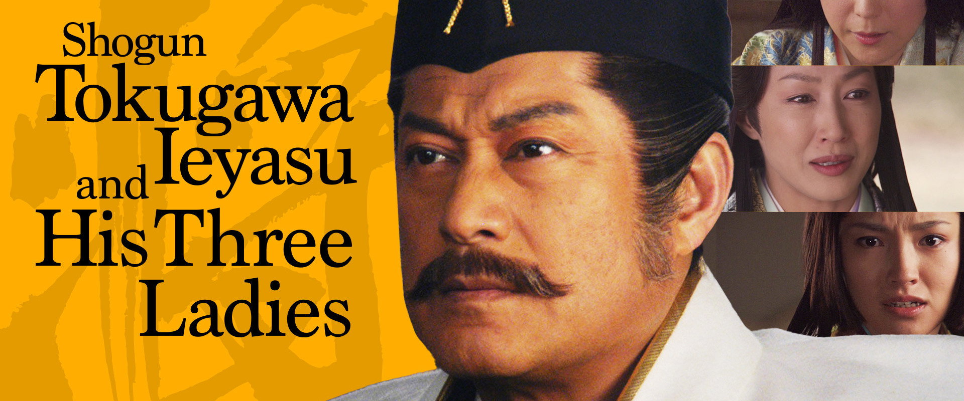 Tokugawa Ieyasu and his Three Ladies backdrop