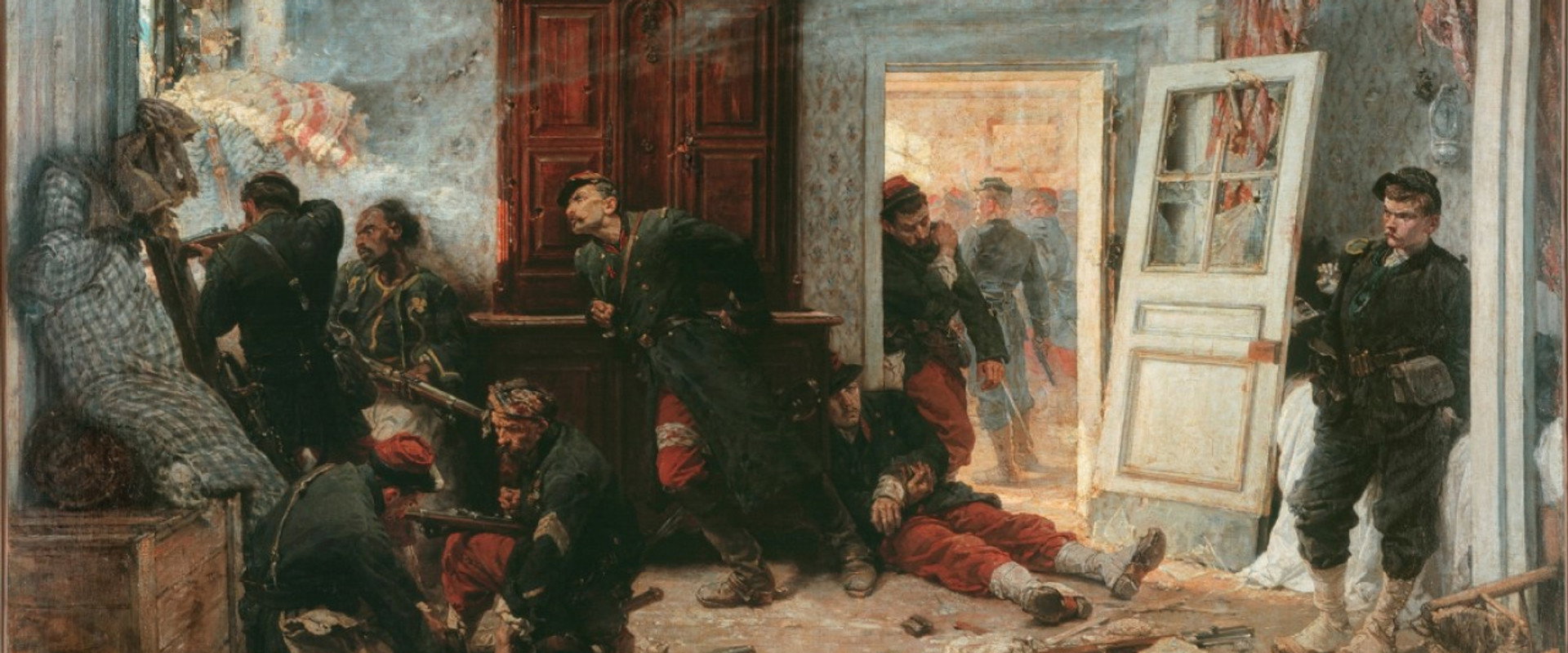 La guerre de 1870 - Les dernières cartouches backdrop