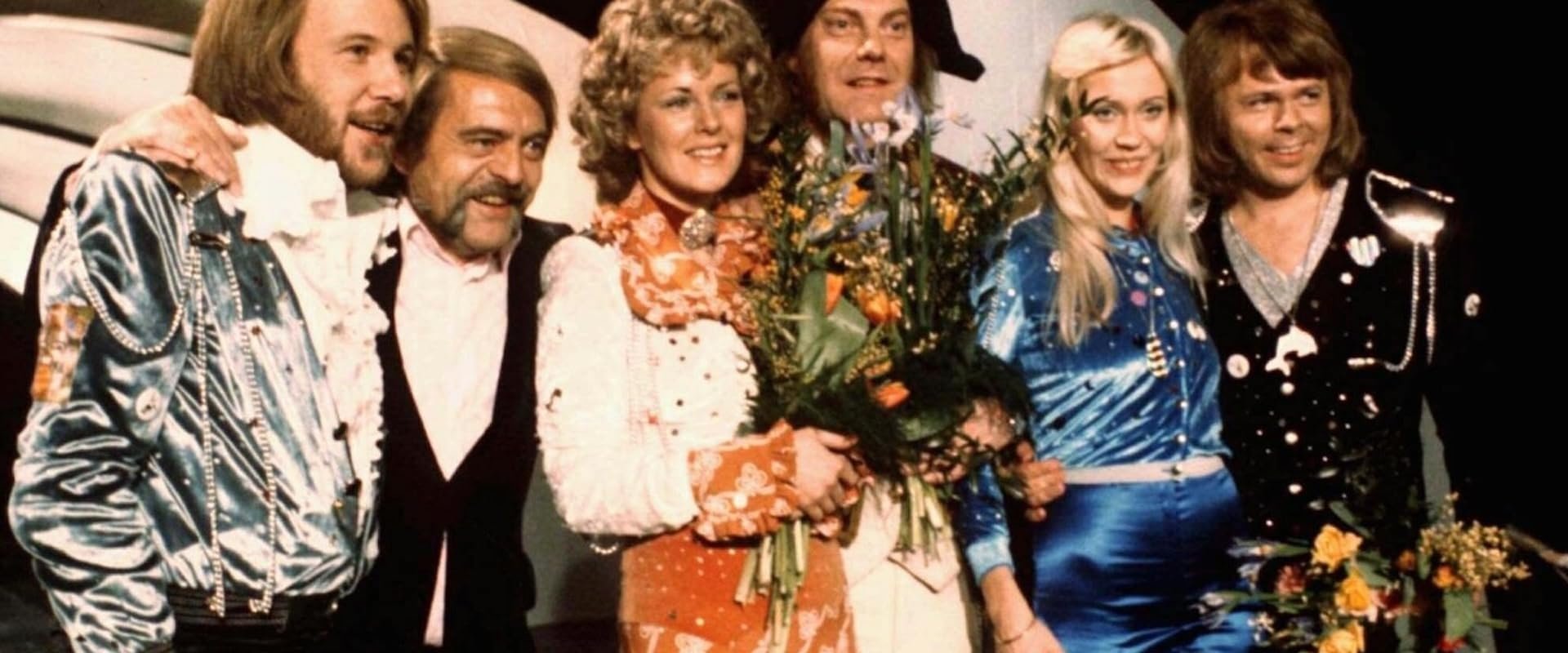 ABBA: 50 Years Since Eurovision backdrop